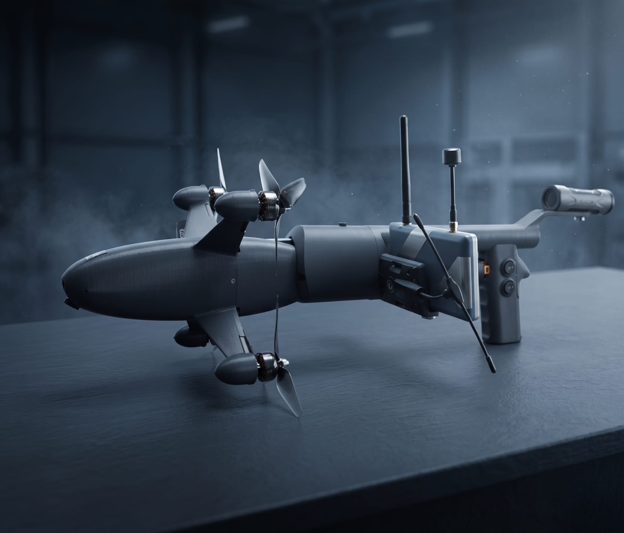 TAYGAN anti-drone sistemi ön görünüm